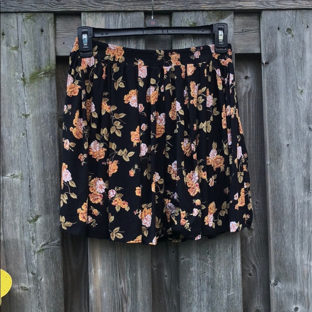 Brandy Melville Floral Skirt